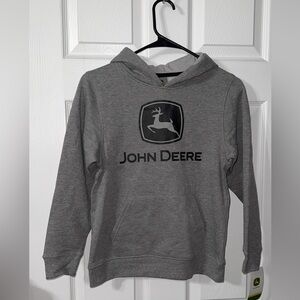 John Deere Charcoal Gray Kids Hoodie